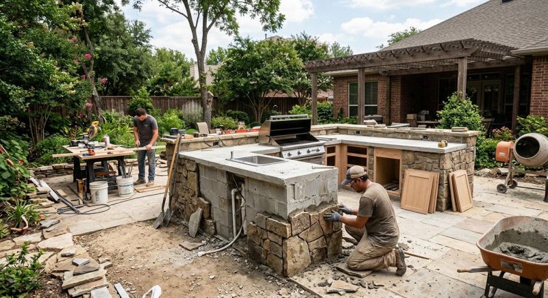 Outdoor Kitchen Construction in Alpharetta, GA